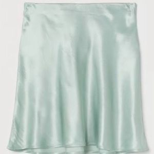 H&M Satin Mini Skirt